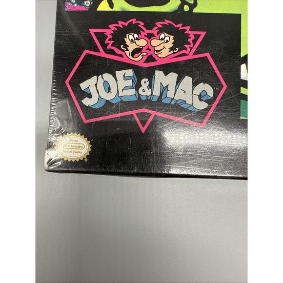 Joe and Mac Super Nintendo SNES Factory Sealed New Data East Authentic - Picture 4 of 16